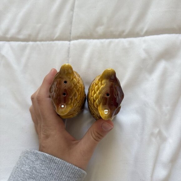 Vintage Salt & Pepper Shakers Nashville Music City Ceramic Owls Made In Japan - Picture 2 of 7